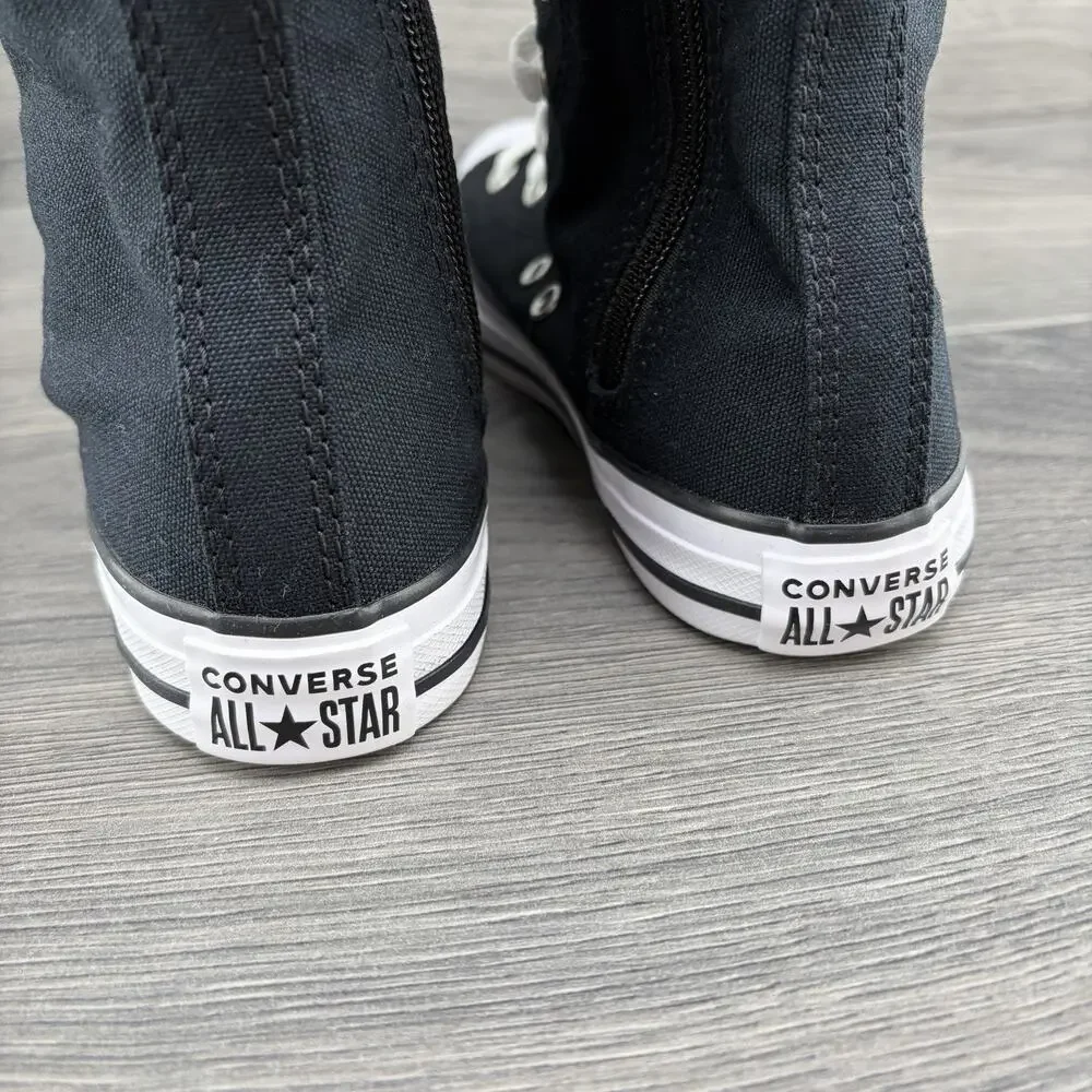Converse Chuck Taylor All Star X High PS Size 1 Kids Youth Black White Sneakers